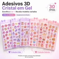 Adesivos Stickers De Cristal 3D Acrílico Diamante Scrapbook Diário Decorativos Multiuso