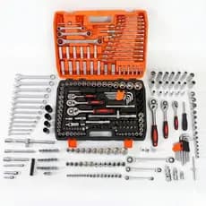 Kit Ferramentas Jogo de Soquetes Chaves Catraca 151 Pçs Aço