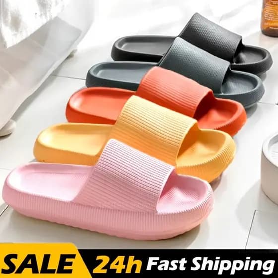 Chinelo Nuvem Feminino Ortopédico Slide em EVA Micro Expandido Envio Imediato
