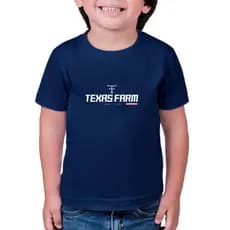 Camiseta Caipira Infantil Menino Menina 100% Algodão TEXAS Country Festa de Peão FARMFUN