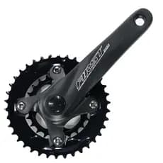 Pedivela Ponta quadrada  2x10V Bike Corrente 10v Bicicleta  (24/38Dentes 170mm) First Bikes