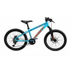 Bicicleta Aro 20 Infantil Bike de Alumínio Leve Resistente Shimano 7v Freios a Disco Suspensão Aço