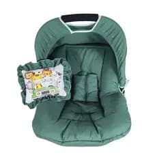 Capa de Bebê Conforto Com Capota, Protetores de Cinto + Almofadinha Estampada Menino e Menina
