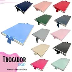 Trocador de Cômoda com Plástico Impermeável e Zíper Americano