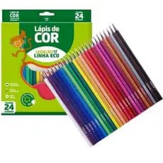 Lapis De Cor Eco Sextavado Leo&leo 24 Cores