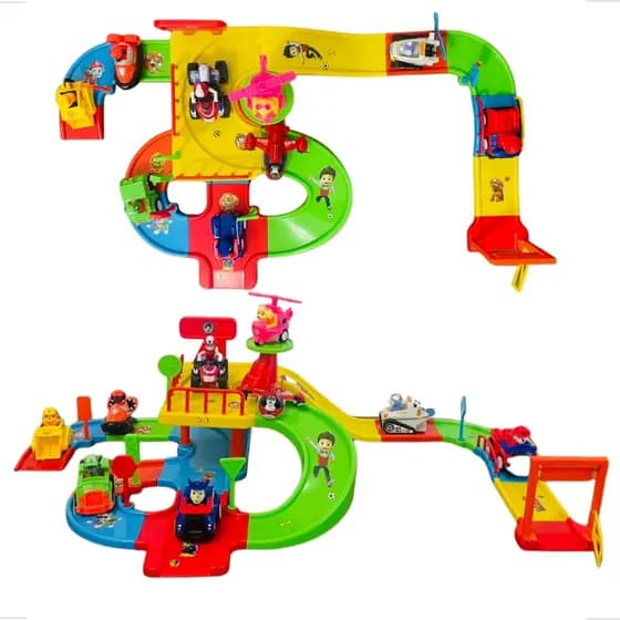 Kit patrulha canina Super Pista + Carrinhos + Adesivos Patrulha Canina Com Varias Opções de kit.