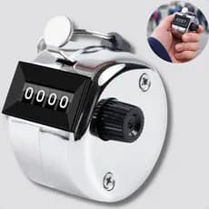 Contador De Mão Digital 4 Dígitos Contagem Manual De Temporizador Dedo Clicker