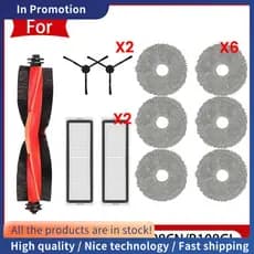 Em Estoque Para Robô Vácuo S20 +/S10 Plus/B108GL/B108CN B113CN Peças De Reposição Filtro Principal Escova Lateral Mop