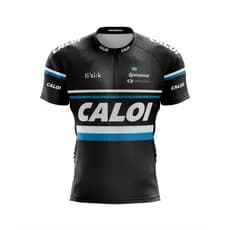 Camisa Ciclismo Manga Curta Caloi Profissional Treino Bolso Traseiro Dry Fit