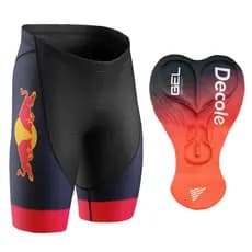 Bermuda Red Bull Ciclismo Bicicleta Forro Gel 3d Protecao UV