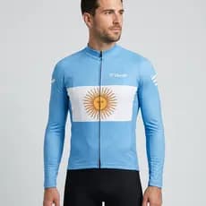Camisa Ciclismo Copa Argentina Manga Longa Decole Uv Bike