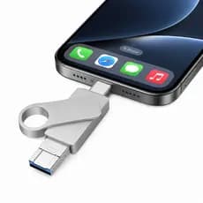 Armazenamento Externa Para Celular Iphone Ipad Ipod e Smartphone Tipo-C Lightning e Usb3.0 2TB