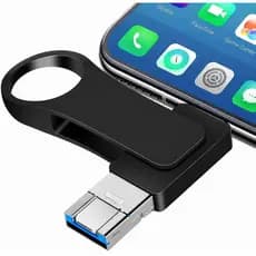 PenDrive Para Celular Apple Iphone Ipad Ipod e Smartphone Tipo-C Lightning  2TB  Usb3.0