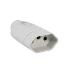 Pino Femea Plugue 2P+T 10A Branco