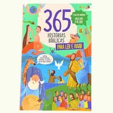 Livro Infantil Cristão 365 Histórias Bíblicas Para Ler e Ouvir. Bebês Crianças Pequenas Ilustrado