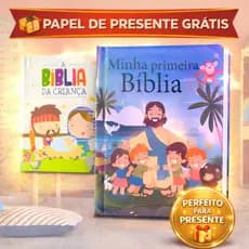 Bíblia Infantil Cristã Ilustrada Capa Dura Evangelização Crianças Bebês Presente Religioso Educativo