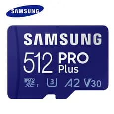 1000 % Cartão De Memória Original SAMSUNG Micro SD 512GB/256GB/128GB TF C10 U3 A2 V30 4K 64GB Para Telefone