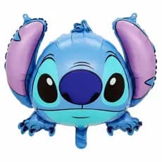 3 Balões Stitch Metalizado Para festa Infantil.