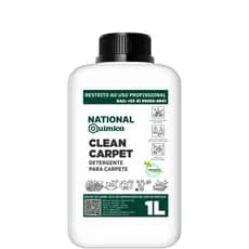 Limpador Detergente para Extratora Limpa e Extrai 1 L Clean Carpet National Química