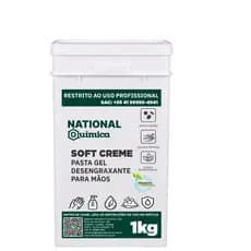 Pasta Gel Desengraxante para Mãos 1 kg Soft Creme National Química