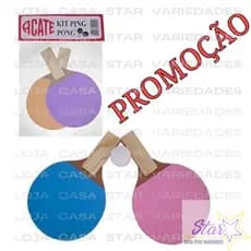 Raquete ping pong tênis de mesa jogo criança E adulto 2 Raquete 1 bolinha