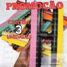KIT 3 Rodo plástico UNIDADES PUXA E SECA 40cm SEM CABO