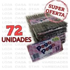 KIT 72 prendedor pregador plástico de roupa super resistentes