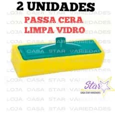KIT Rodo passa cera limpa espuma macia promoção