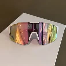 Novo Estilo de Ciclismo Esportivo ao Ar Livre Óculos de Sol Polarizados para Ciclismo ao Ar Livre Óculos de Sol Polarizados Homens Mulheres Americanas Européias Óculos de Sol Coloridos Motocicleta, Grande Moldura Sli