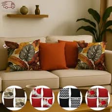 Kit 04 Capa De Almofadas 45x45 Zíper Gorgurinho Promoção