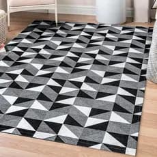 Tapete Sala Antiderrapante 2,00x1,40m Luxo Moderno Decorativo Quarto Escritório