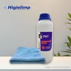 KIT PH7 LIMPADOR P/ PORCELANATOS, LAMINADOS E VINILICOS + PANO DE CHÃO MICROFIBRA 60X40
