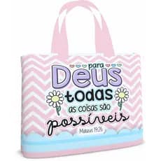 Bolsinha Porta Bíblia_Necessaire_30x20_Versículo Bíblico