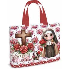 Bolsinha Porta Bíblia_Necessaire_30x20_Estampas religiosas Infantil