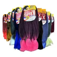 Jumbo Para Tranças Box Braids – Fibra Sintética Macia e Leve, Fácil de Trançar, 400g Cores Variadas