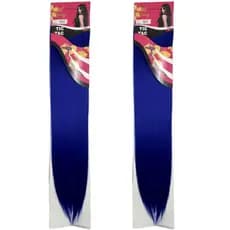 Kit 2 Aplique Azul 70cm Tictac Fibra Orgânica Tela Mágica Feminino