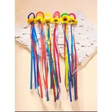 Kit 4 Xuxinha Girassol Festa Junina com Fitas Coloridas