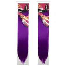 Kit 2 Aplique Roxo 70cm Tictac Fibra Orgânica Tela Mágica Feminino