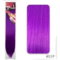 Kit 2 Aplique Roxo 70cm Tictac Fibra Orgânica Tela Mágica Feminino