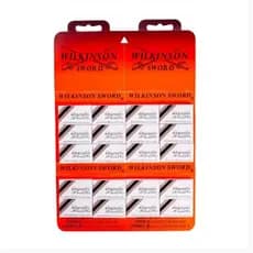 Lâmina de Barbear Wilkinson Sword 60 ou 30 Unidades - Aço Inoxidável, Revestimento Cromo, Durabilidade e Precisão