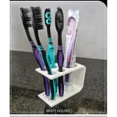 Suporte Porta Escovas de Dente 3D + Porta Creme Dental | Organizador de Banheiro Moderno e Resistente