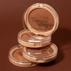 Bronzer Compacto Fenzza Chocofun Efeito Bronzeado Natural Glow FZ34034