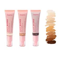 Base Líquida Ruby Rose Soft Blend 30g – Matte Cobertura Média Efeito Natural Linha Rosa