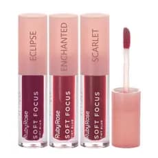 Ruby Rose Lip Tint Matte Blur Soft Focus Efeito Aveludado Longa Duração HB-L6601