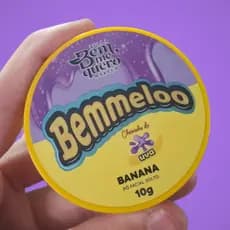 Pó de Banana Facial Translúcido Solto Bem Me Quero – Finalizador de Maquiagem com Cheirinho de Uva