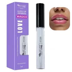 Gloss Mágico Lip Volumoso Aumenta os Lábios Max Love Com Ácido Hialurônico - 5ml