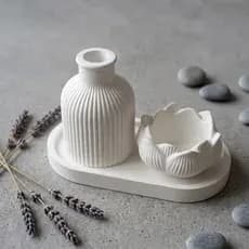 Decoração em Gesso Monte seu Kit Acabamento Premium Super Resistente