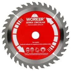 Lâmina De Serra Circular Vídea 7.1/4 60 Dentes 20mm Worker