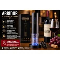 🍷 Abridor de Vinho Elétrico Automático – Praticidade e Elegância em Segundos!