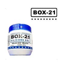 Box 21 Silicone Gel 250g P/ Plasticos E Borrachas
